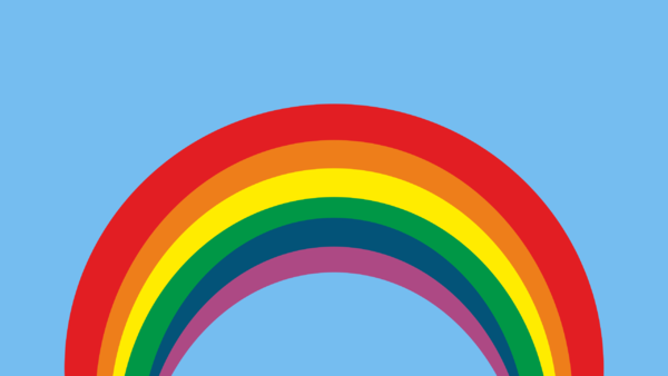 Wallpaper bunter Regenbogen